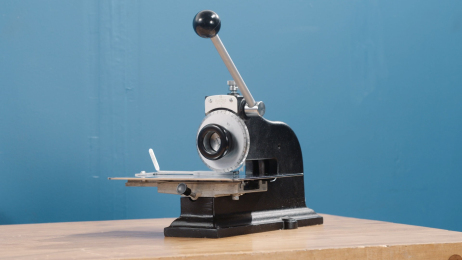 Model 4 with 1/4 Character Dial - Manual Nameplate Marking Press