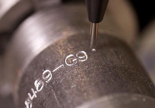 Pin Marking with Rotary Device